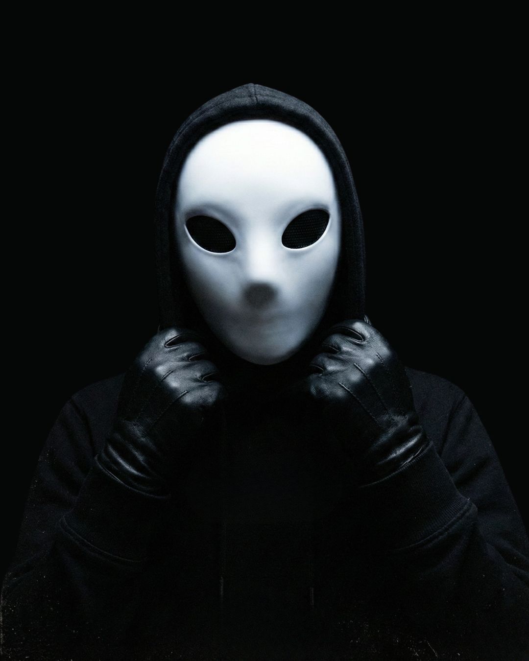 Portrait of Lemon, masked electronic artist on Nothing Music